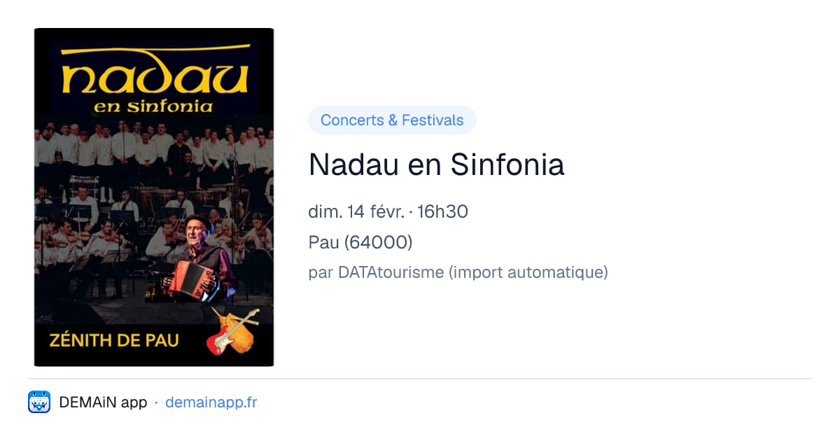 Nadau en Sinfonia — Pau