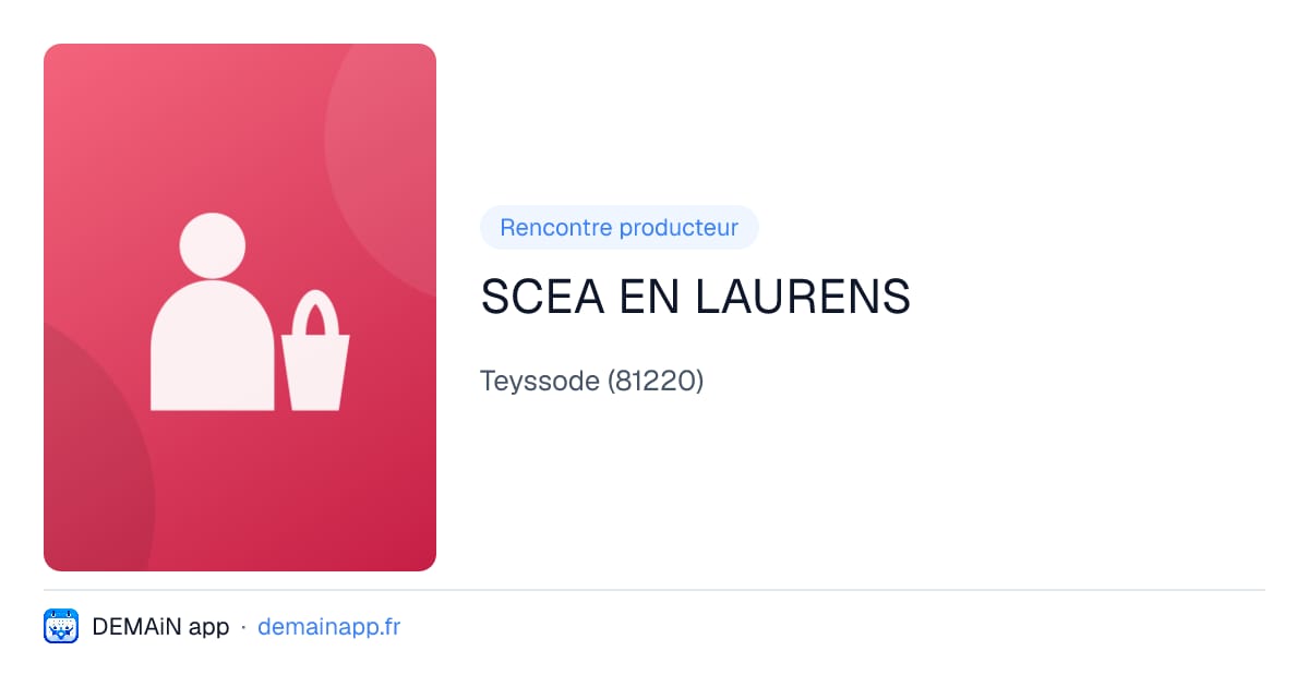 SCEA EN LAURENS — Teyssode