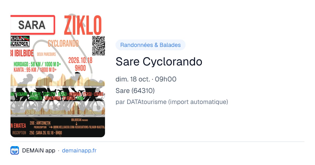 Sare Cyclorando — Sare