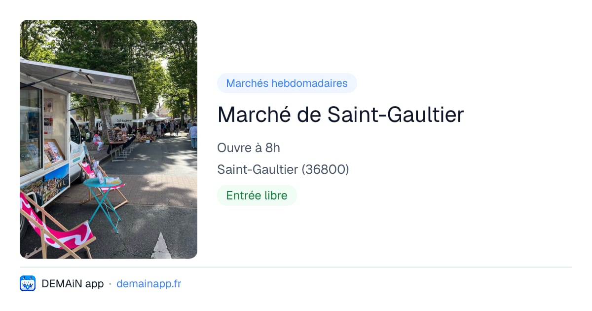 Marché de Saint-Gaultier — Saint-Gaultier