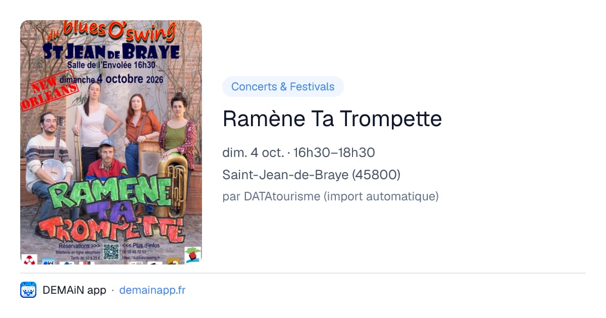 Ramène Ta Trompette — Saint-Jean-de-Braye