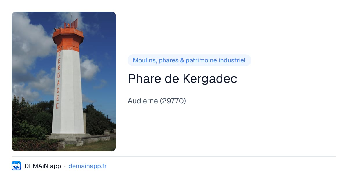 Phare de Kergadec — Audierne