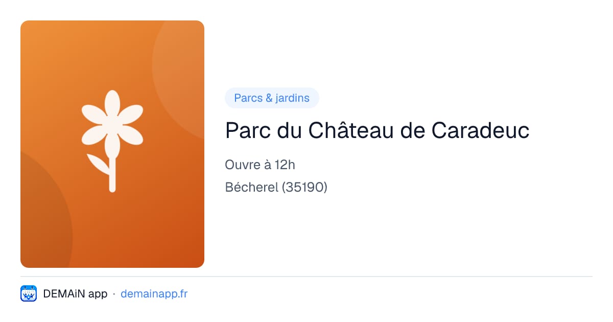 Parc du Château de Caradeuc — Bécherel