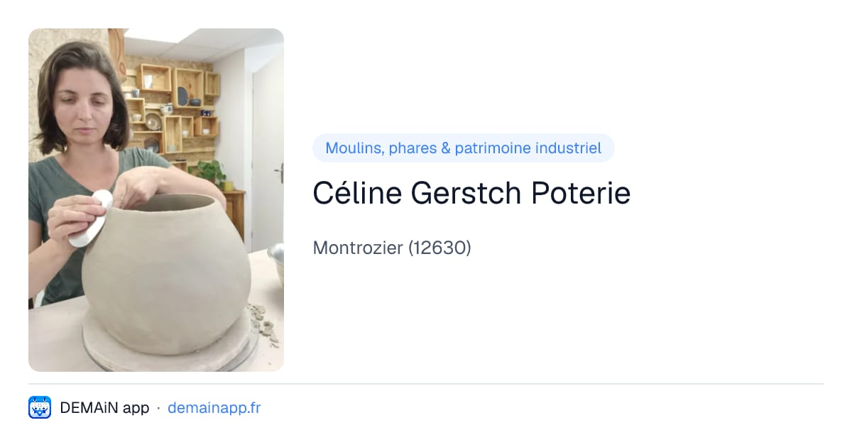 Céline Gerstch Poterie — Montrozier
