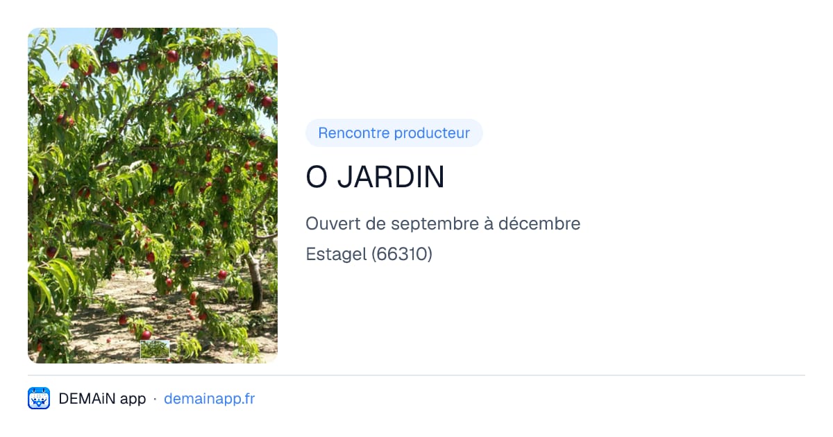 O JARDIN — Estagel