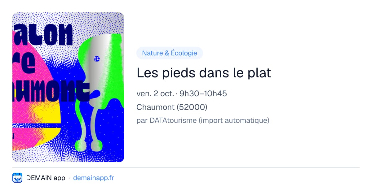 Les pieds dans le plat — Chaumont