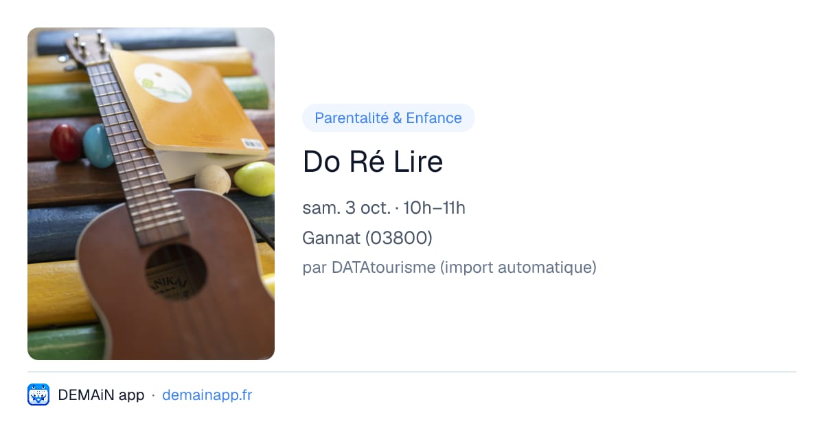 Do Ré Lire — Gannat