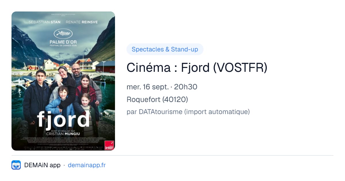 Cinéma : Fjord (VOSTFR) — Roquefort