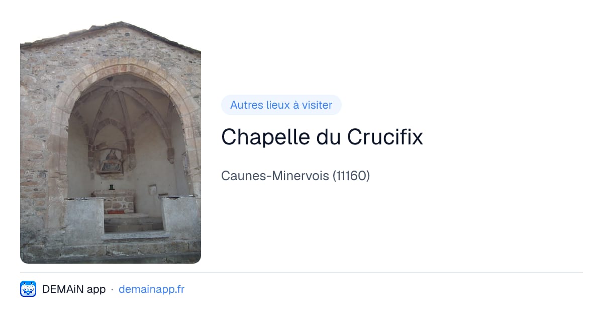 Chapelle du Crucifix — Caunes-Minervois