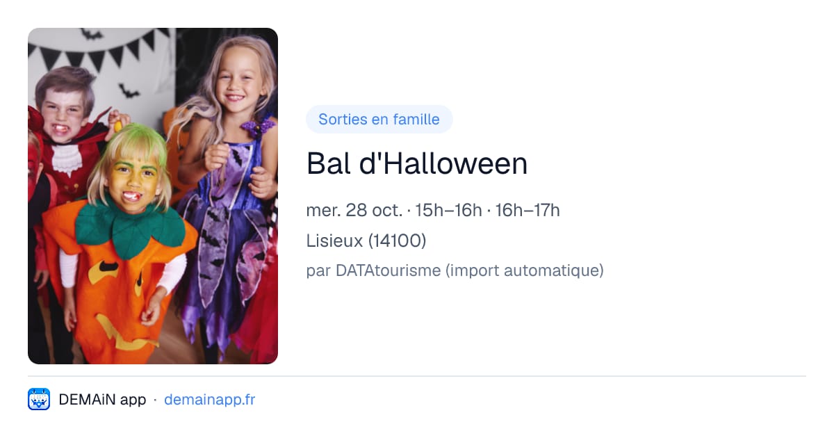 Bal d'Halloween — Lisieux