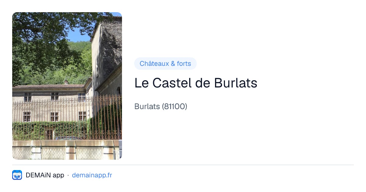 Le Castel de Burlats — Burlats