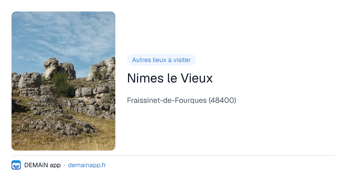 Nimes le Vieux — Fraissinet-de-Fourques