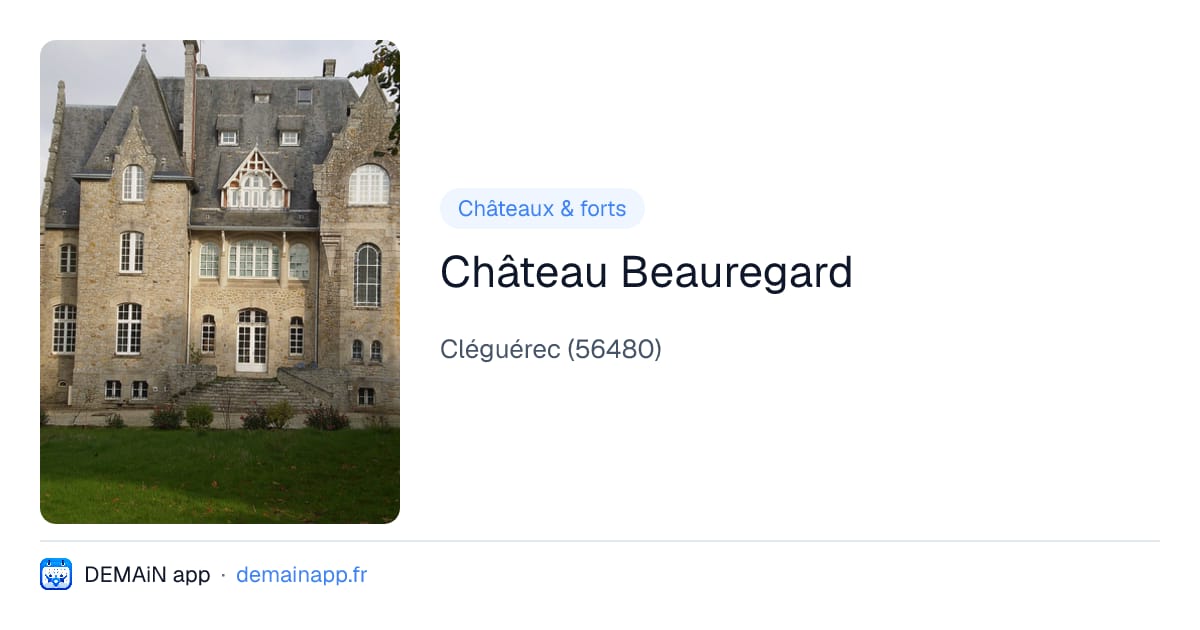 Château Beauregard — Cléguérec