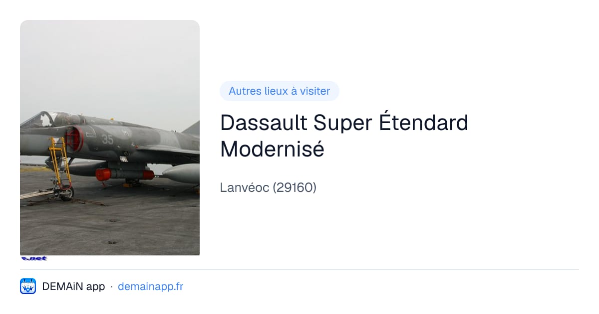 Dassault Super Étendard Modernisé — Lanvéoc