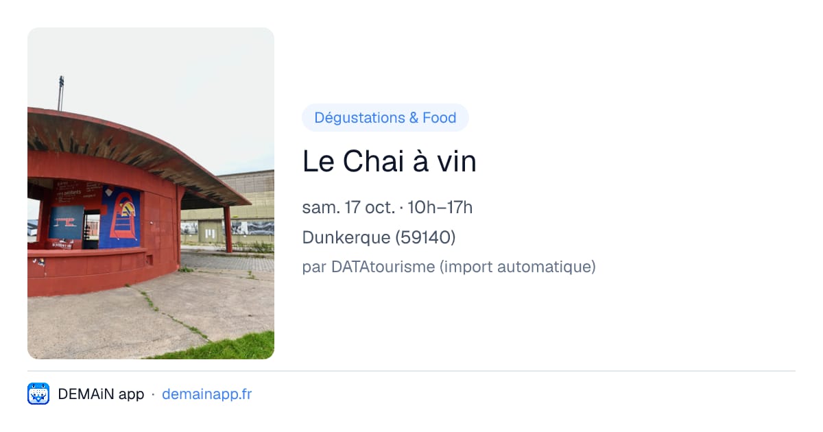 Le Chai à vin — Dunkerque