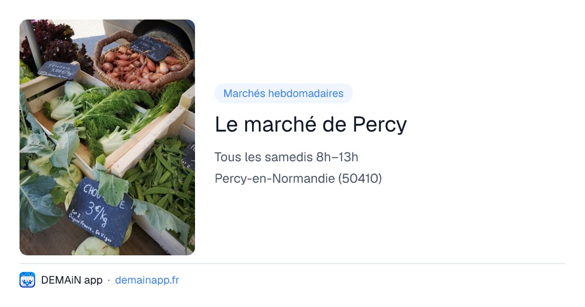 Le marché de Percy — Percy-en-Normandie