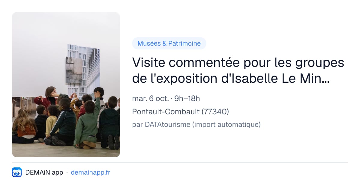 Visite commentée pour les groupes de l'exposition d'Isabelle Le Minh, A Rose is a Rose is the Last Rose of Summer — Pontault-Combault