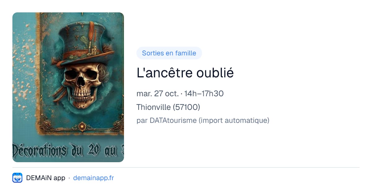 L'ancêtre oublié — Thionville