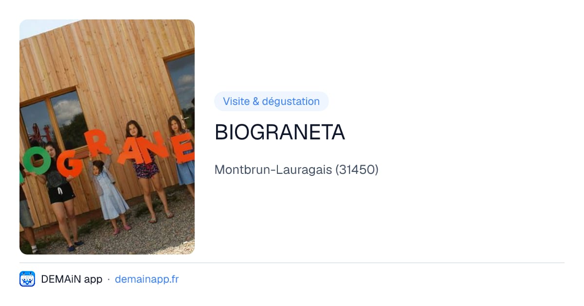 BIOGRANETA — Montbrun-Lauragais