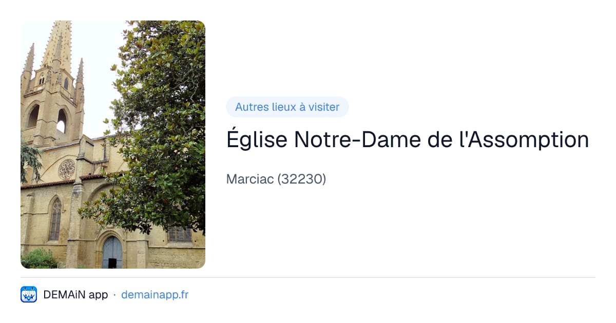 Église Notre-Dame de l'Assomption — Marciac