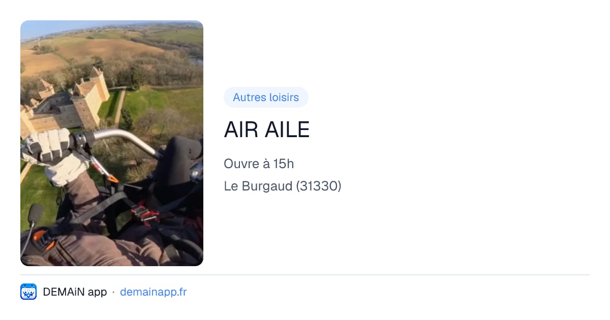 AIR AILE — Le Burgaud