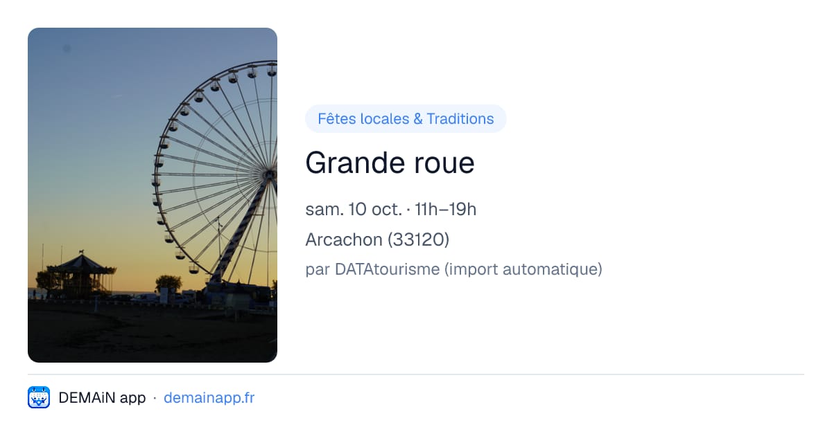 Grande roue — Arcachon