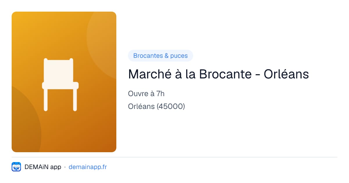 Marché à la Brocante - Orléans — Orléans