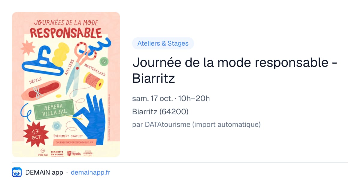 Journée de la mode responsable - Biarritz — Biarritz