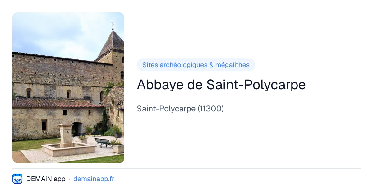 Abbaye de Saint-Polycarpe — Saint-Polycarpe