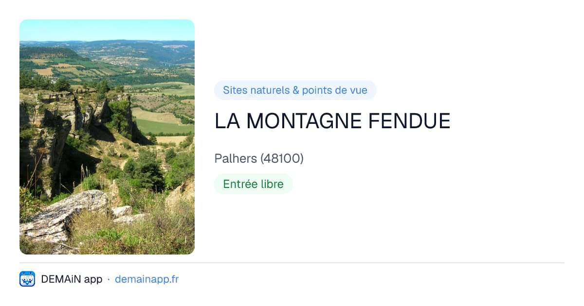 LA MONTAGNE FENDUE — Palhers