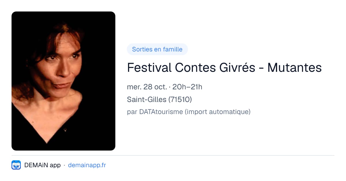 Festival Contes Givrés - Mutantes — Saint-Gilles