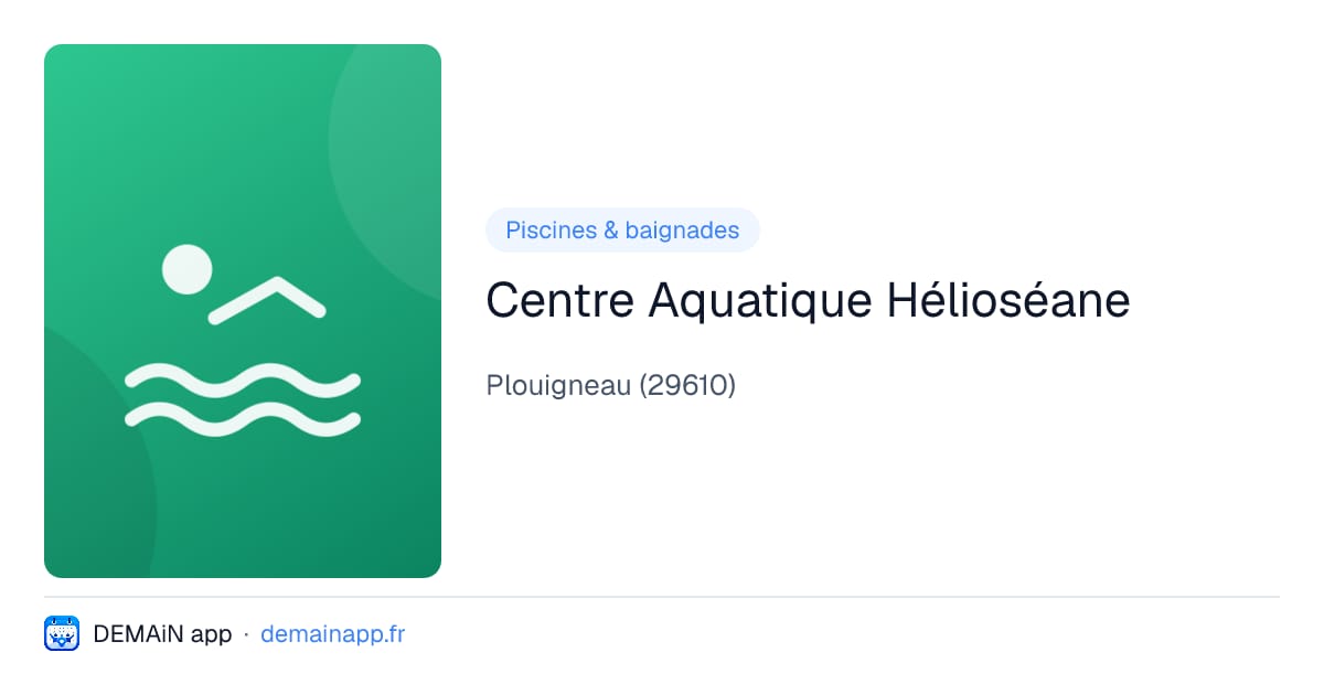 Centre Aquatique Hélioséane — Plouigneau