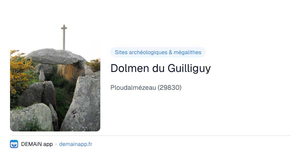 Dolmen du Guilliguy — Ploudalmézeau