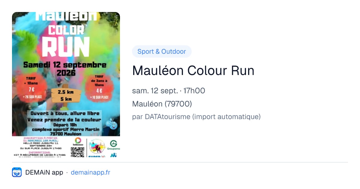 Mauléon Colour Run — Mauléon