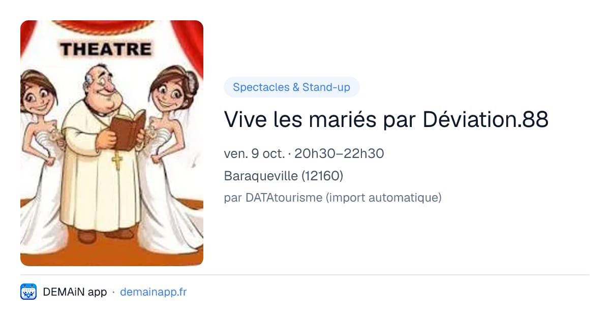 Vive les mariés par Déviation.88 — Baraqueville