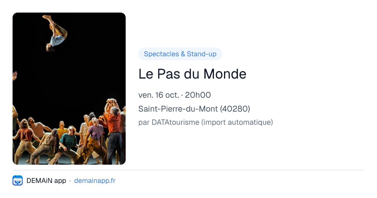 Le Pas du Monde — Saint-Pierre-du-Mont