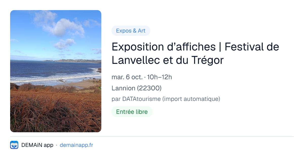 Exposition d’affiches | Festival de Lanvellec et du Trégor — Lannion
