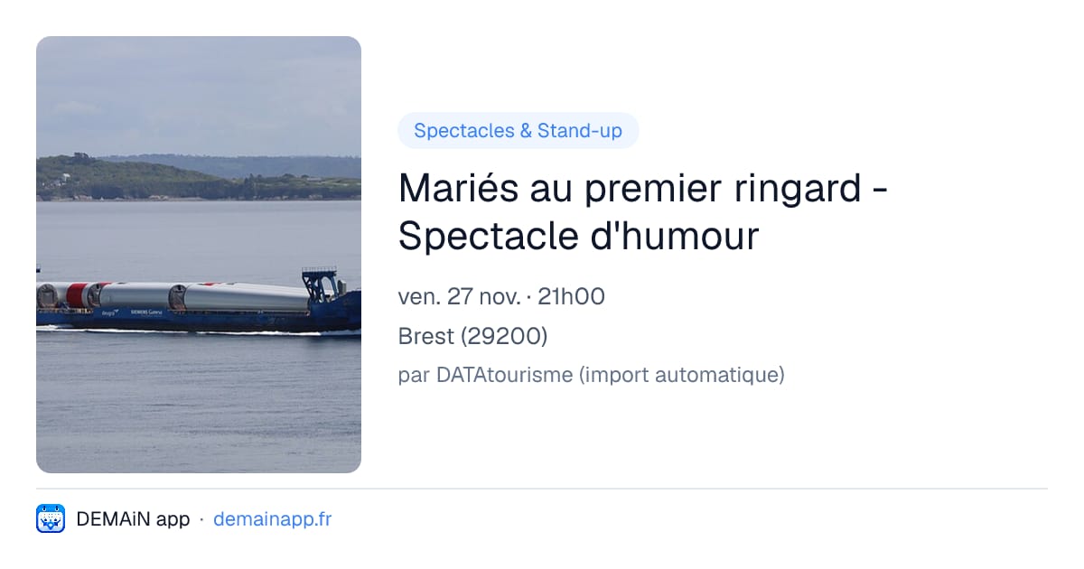 Mariés au premier ringard - Spectacle d'humour — Brest