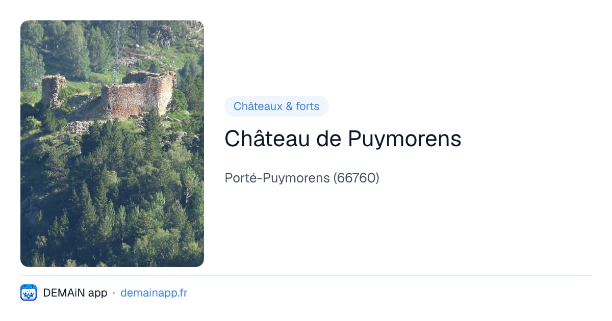 Château de Puymorens — Porté-Puymorens