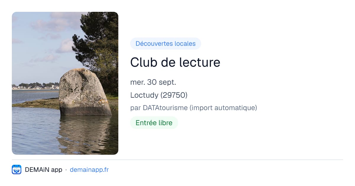 Club de lecture — Loctudy