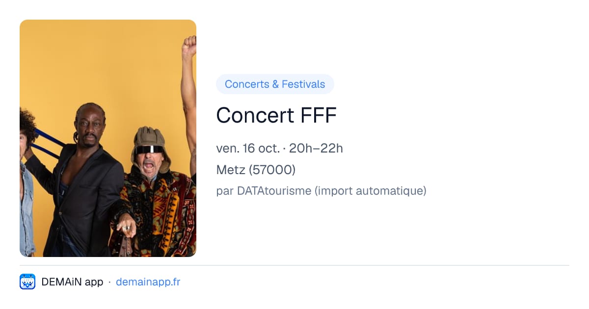 Concert FFF — Metz