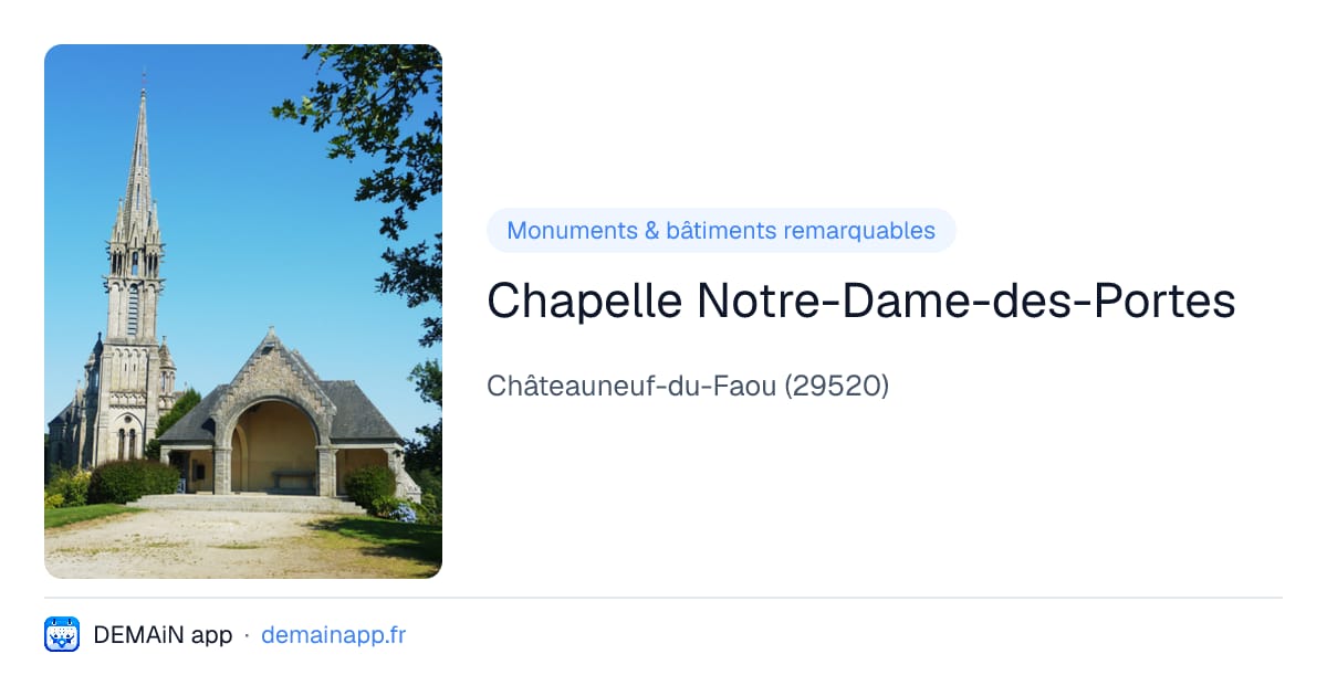 Chapelle Notre-Dame-des-Portes — Châteauneuf-du-Faou