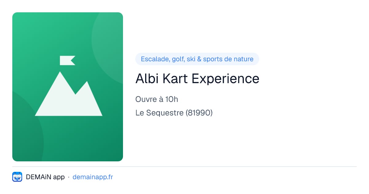 Albi Kart Experience — Le Sequestre