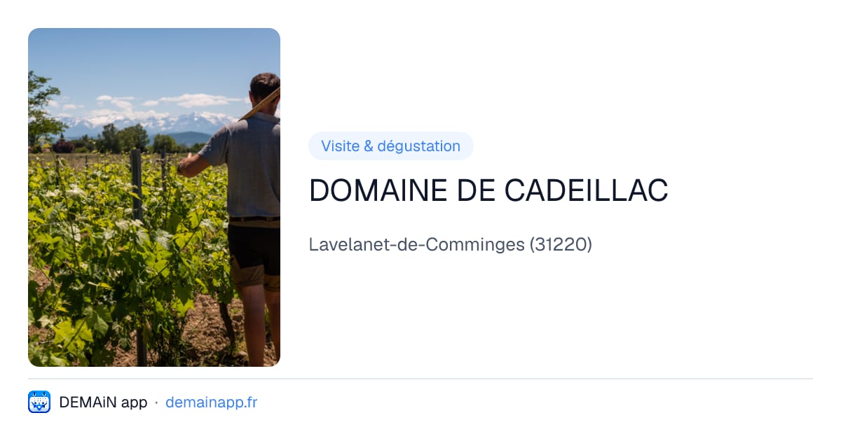 DOMAINE DE CADEILLAC — Lavelanet-de-Comminges