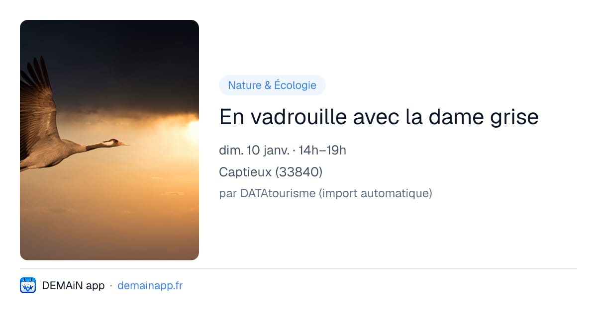 En vadrouille avec la dame grise — Captieux
