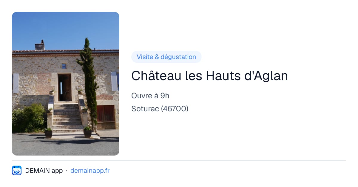 Château les Hauts d'Aglan — Soturac