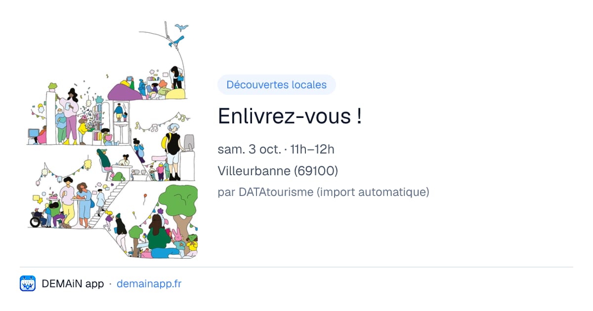 Enlivrez-vous ! — Villeurbanne