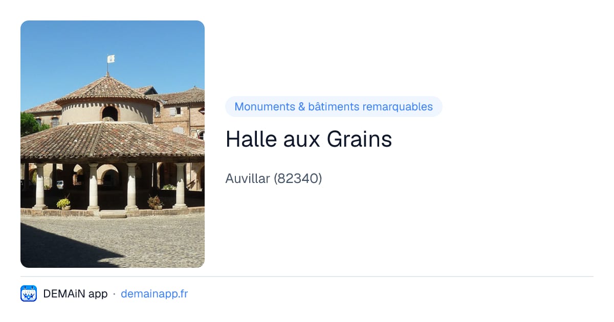 Halle aux Grains — Auvillar