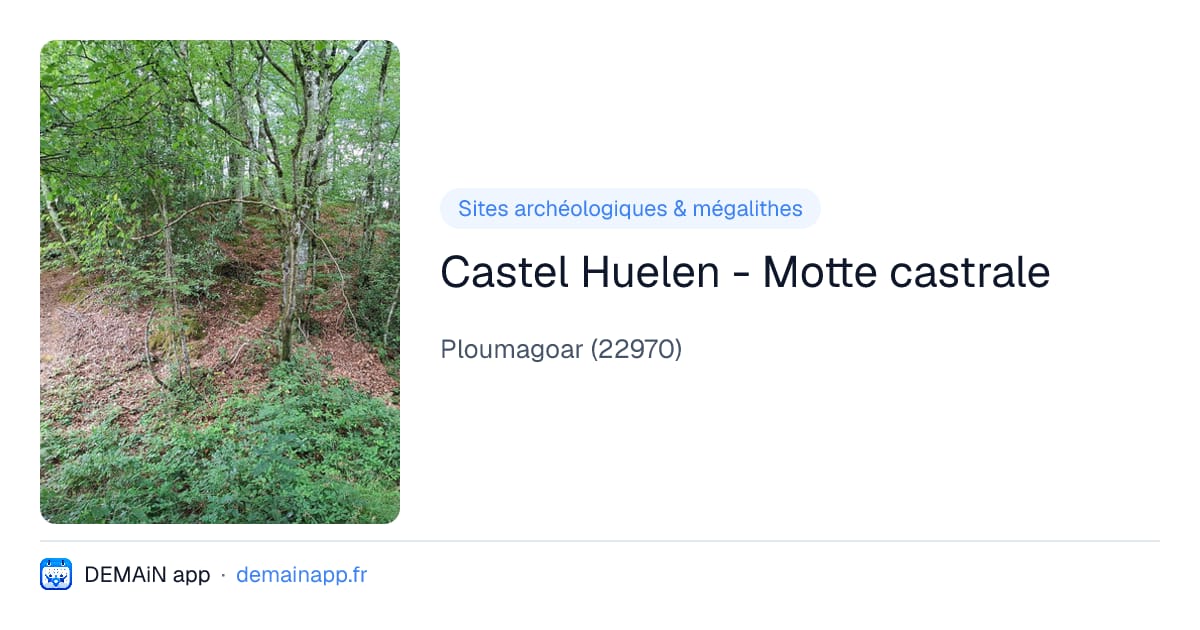 Castel Huelen - Motte castrale — Ploumagoar