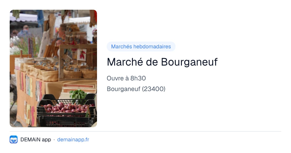 Marché de Bourganeuf — Bourganeuf